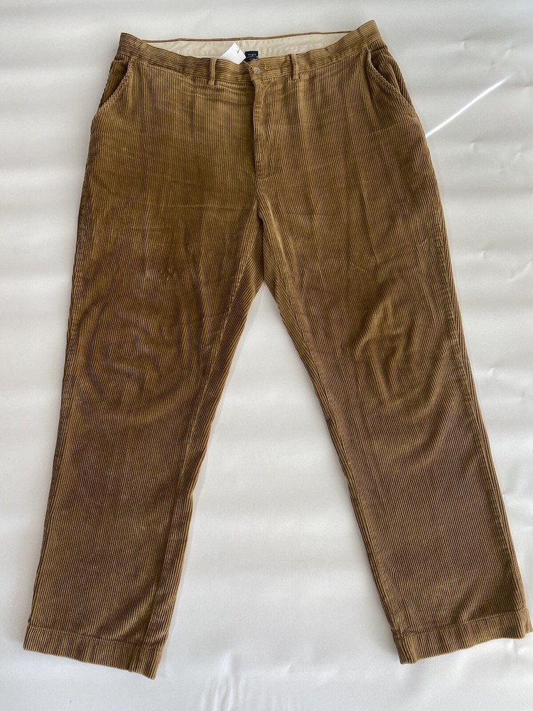 Ralph Lauren Classic Fit Stretch Brown Corduroy Pants 38x32