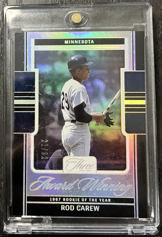 2025 Panini Three and Two ROD CAREW Award Winning HOF Short Print 22/33 Twins