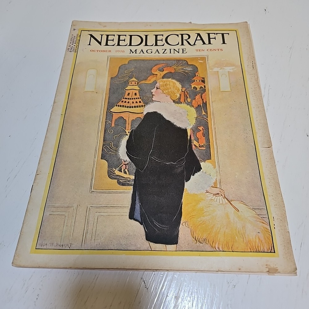 Needlecraft Magazine - Oct 1928 - Parenting - Home - Knitting - Sewing - Women