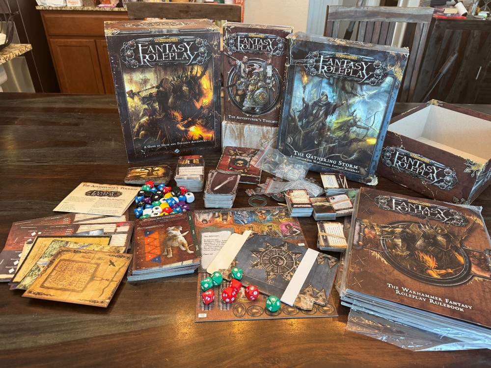 Warhammer Fantasy Roleplay 3rd Ed Lot Core Set + Expansions AS-IS WFRP