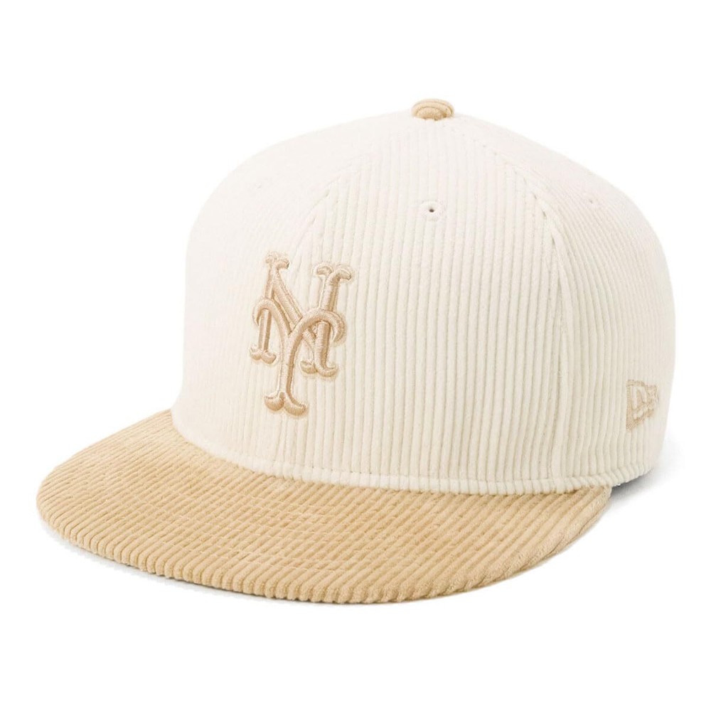 NEW ERA 59FIFTY Corduroy 2-Tone New York Mets Ivory Beige JP Limited Size 8