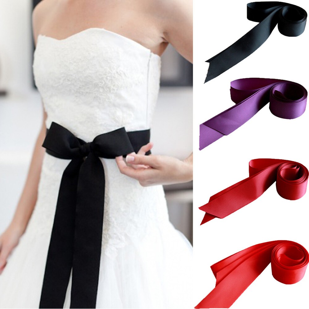 Satin Fabric Replacement Sash Belt - Dressing Gown Dress Wrap Self Tie Bow