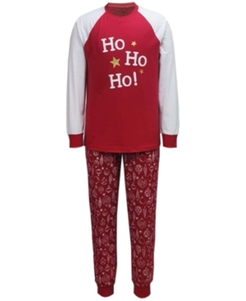 Matching Family Outfits Christmas Pajama Set Ornament Print Women's Size XS