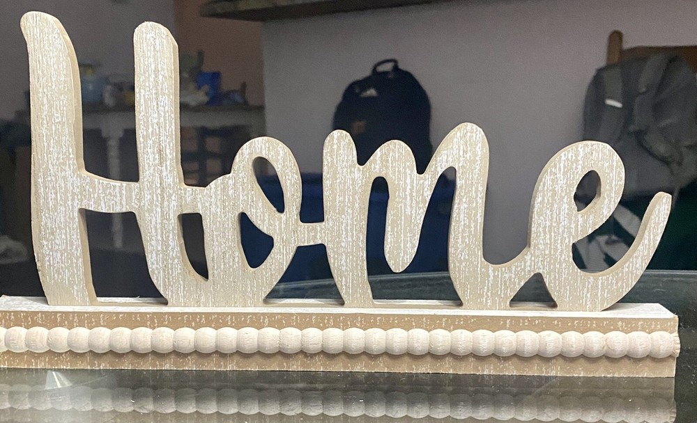 Rustic Wooden Farmhouse Home Sign Decor for Wall