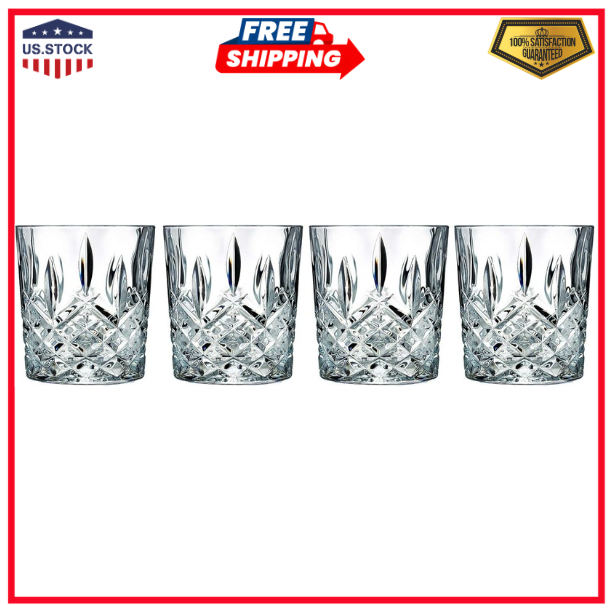 Set of 4 By Waterford Crystal Tumblers - 11 oz Double Old Fashioned Collection