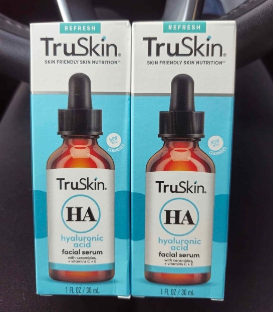 New Set of 2 TruSkin Hyaluronic Acid Serums for Skin Hydration
