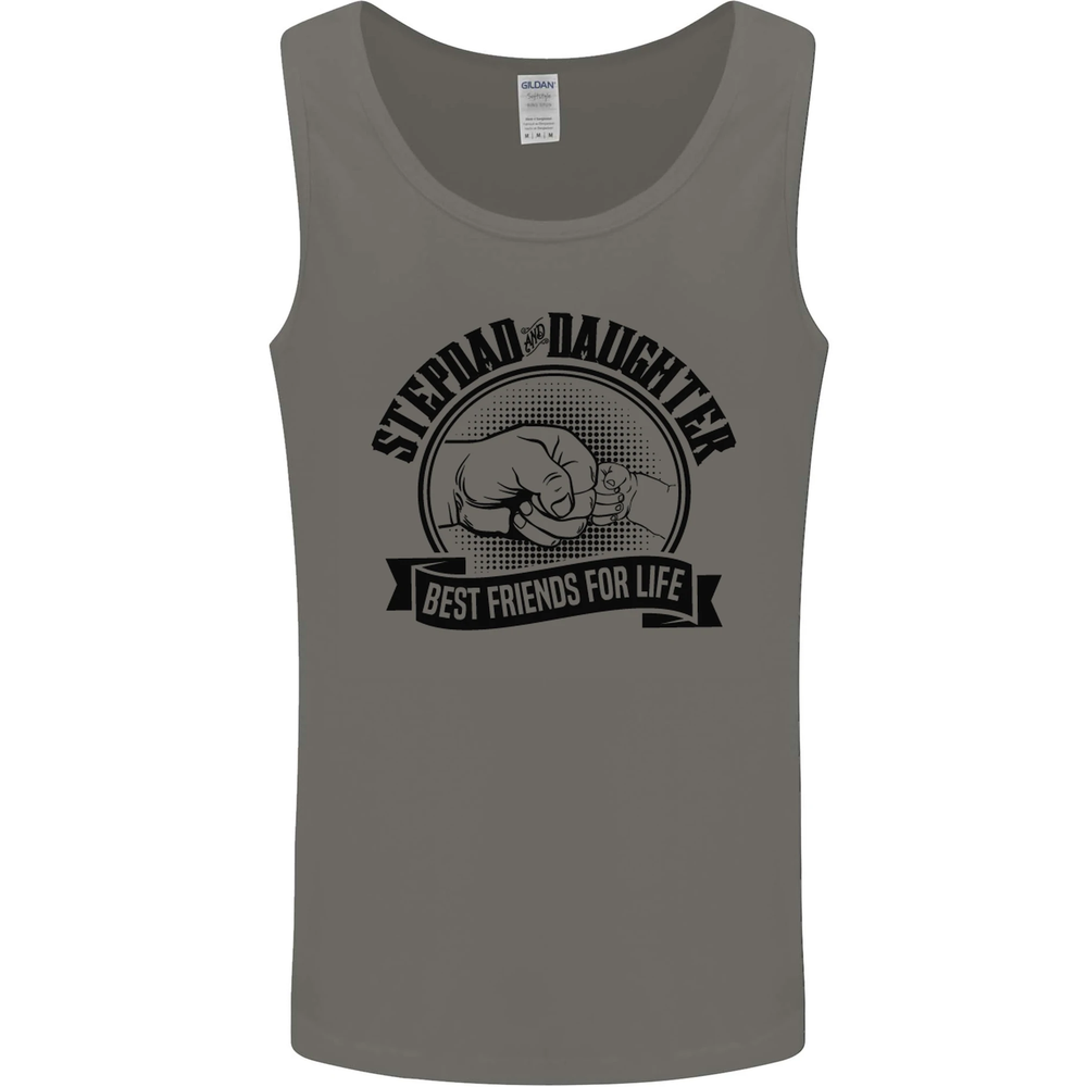 Stepdad & Daughter Best Fathers Day Mens Vest Tank Top