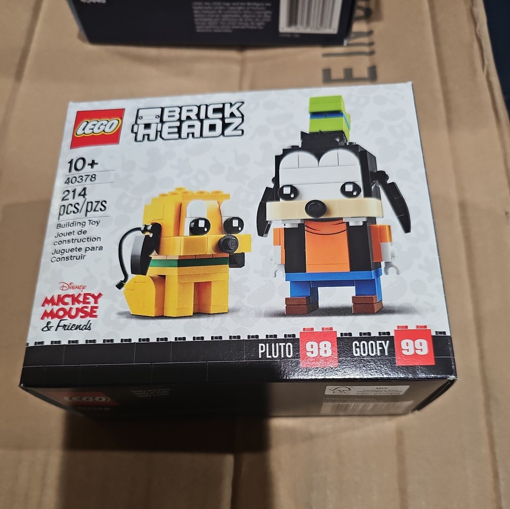 LEGO BrickHeadz 40378 Goofy & Pluto – Disney | New Sealed, Excellent Box Conditi