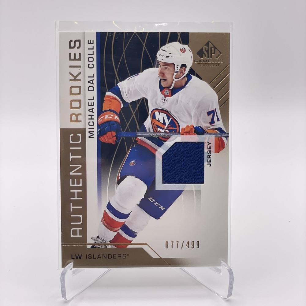 2018-19 UD SP Game Used Michael Dal Colle Rookie Jersey Patch /499 #188
