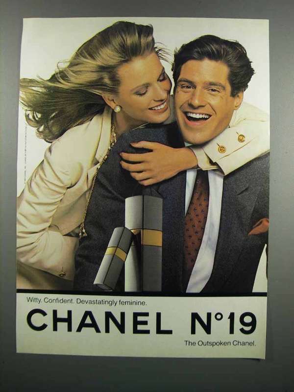 1983 Chanel No 19 Perfume Ad Exudes Witty Confidence