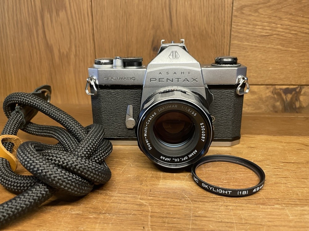 *CLA'd : Near Mint* Pentax Spotmatic SP Film Camera SMC Takumar 55mm F/1.8 / JPN