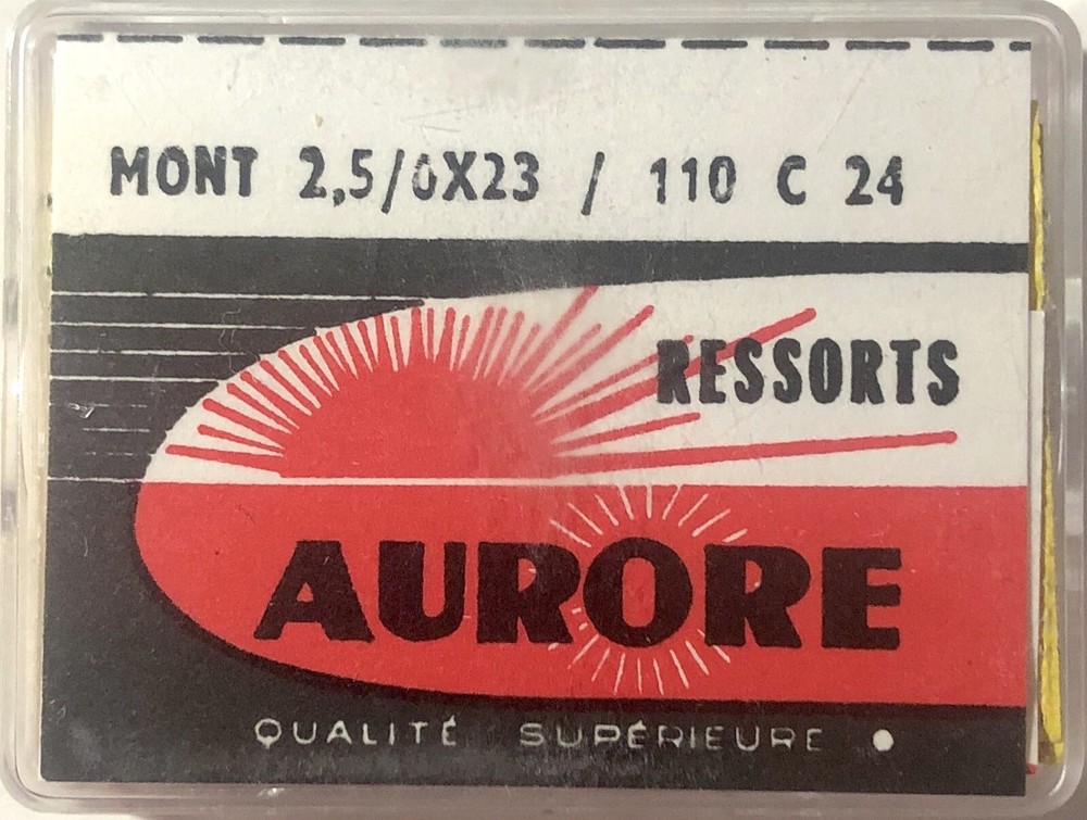 [1X=1 Mainspring] 1.10 X 0,06 Ø 6 Spring Watch 110 C 24 -