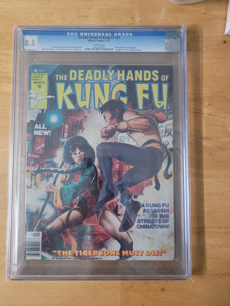 Deadly Hands of Kung Fu #32 '77 CGC 8.5●DD Season 3?●1st Daughters of the Dragon