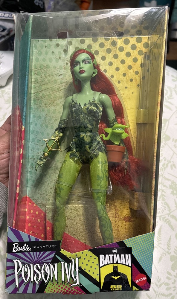 Barbie Signature Poison Ivy Collector Doll DC Batman 85th Anniversary New