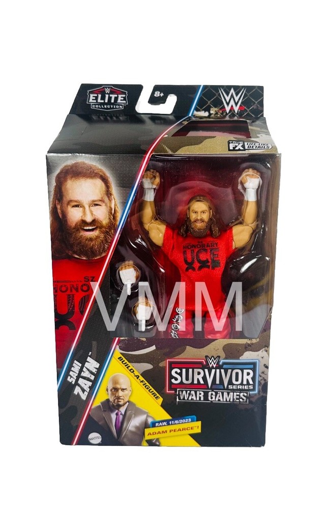 Sami Zayn Mattel WWE Elite Survivor Series 2024 Figure 6” Adam Pearce BAF Wave