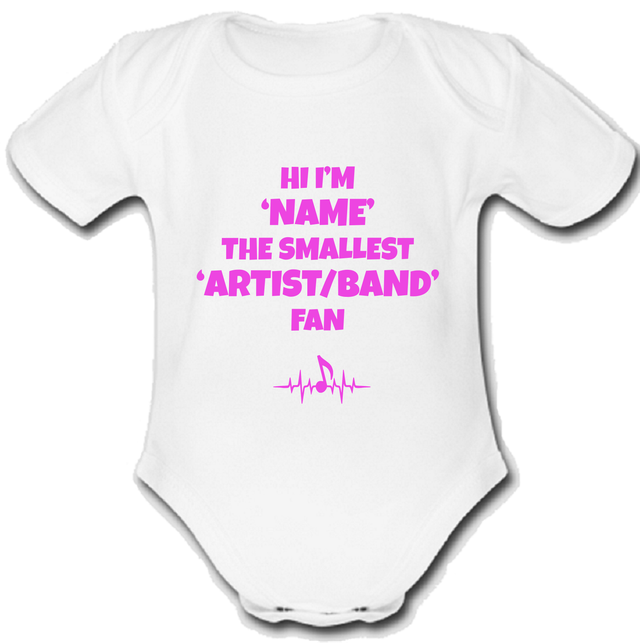 Stuck @ In The Sound bodysuit Baby vest grow music gift FAN GIFT CUSTOM NAME