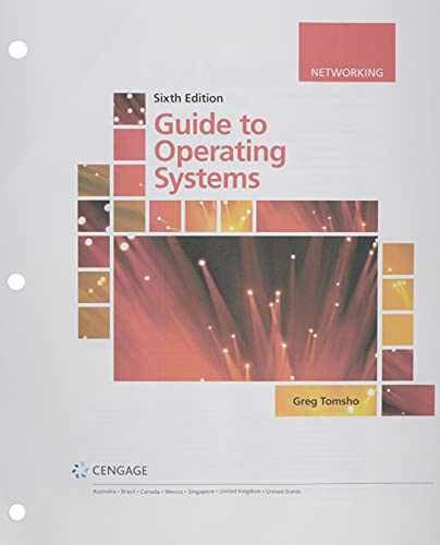 Guide to Operating Systems, Loose-leaf - Loose Leaf, by Tomsho Greg - Good