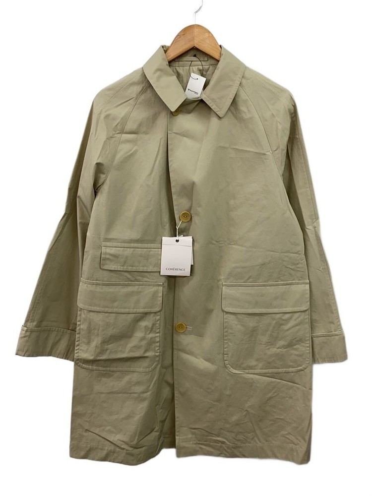 Coherence  Steel Collar Coat/S/Cotton/Beg/0750-08-00406 3402