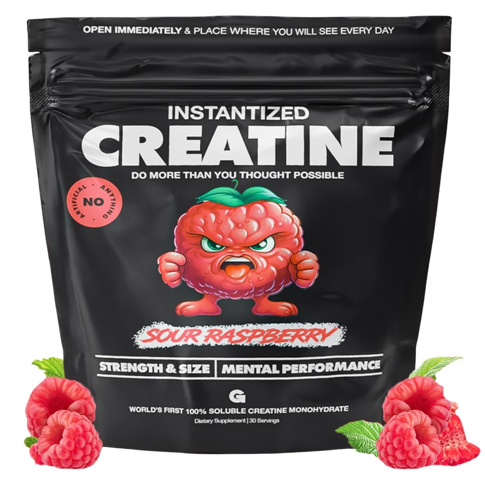 Gains in Bulk Instantized Creatine Monohydrate for Women and Men, Soluble Pre...