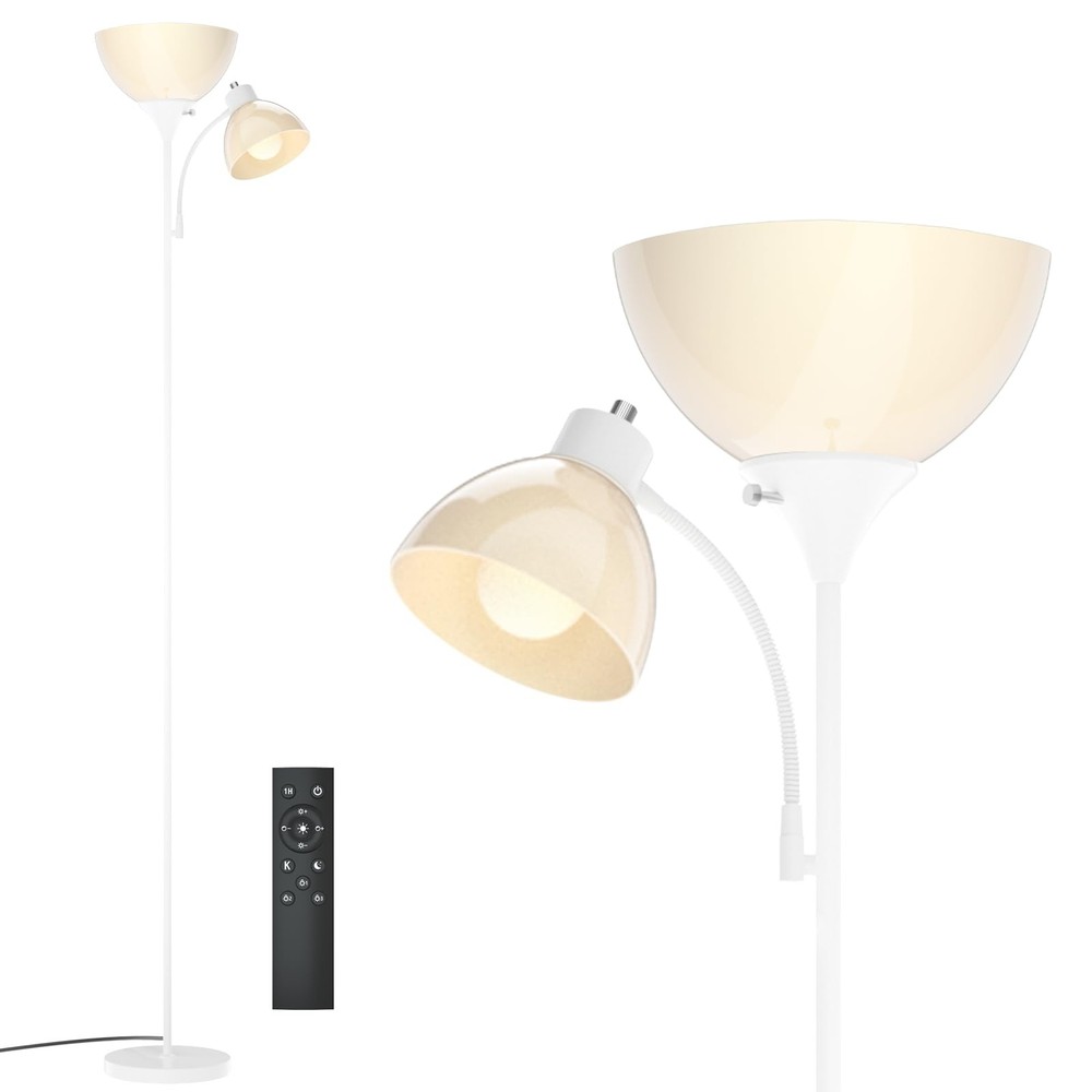 Super Bright 11W+7W 2100LM LED Torchiere Floor Lamp for Living Room Lighting