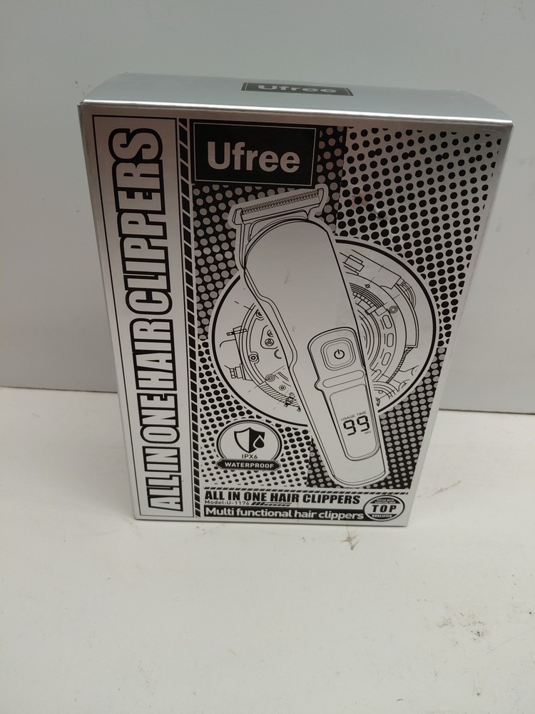 Brand New UFREE U-1779 Cordless Hair Clippers and Beard Trimmer Set 6 in 1