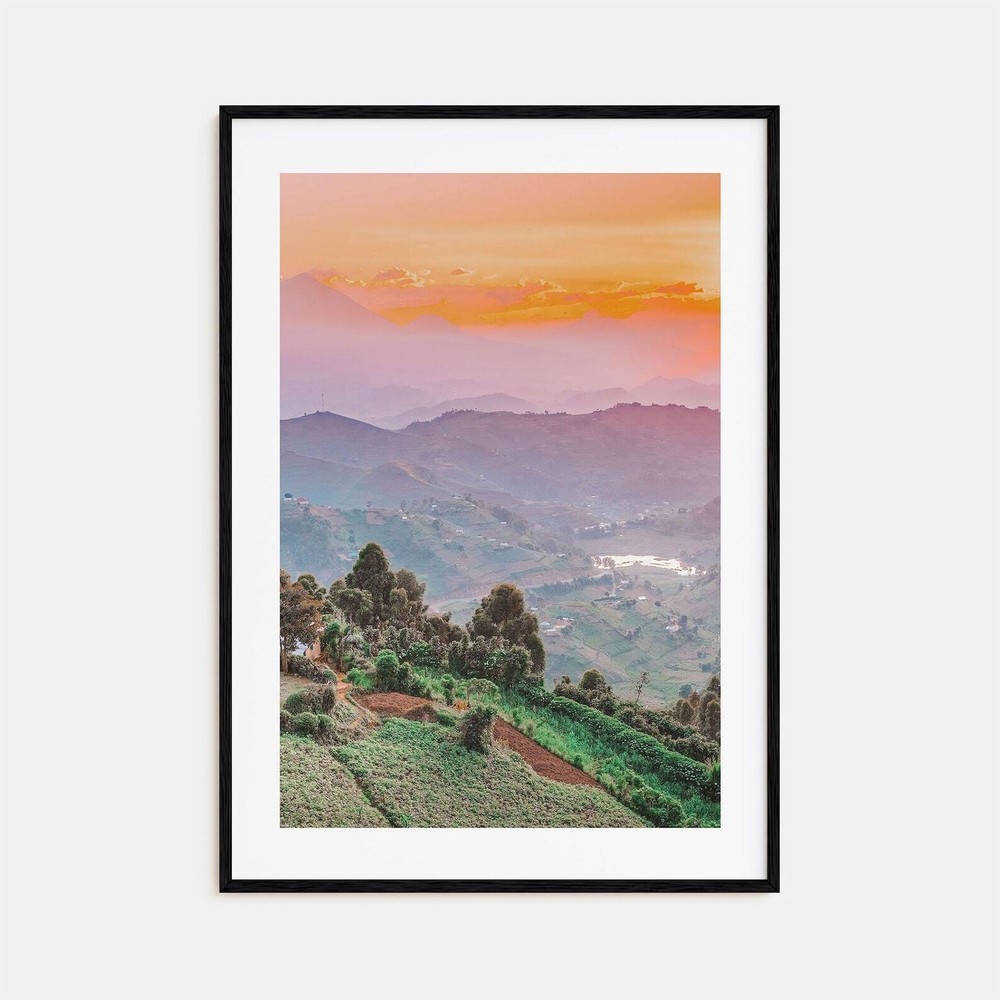 Uganda Colorful Poster Print Uganda Photo Wall Art Uganda Wall Decor Uganda