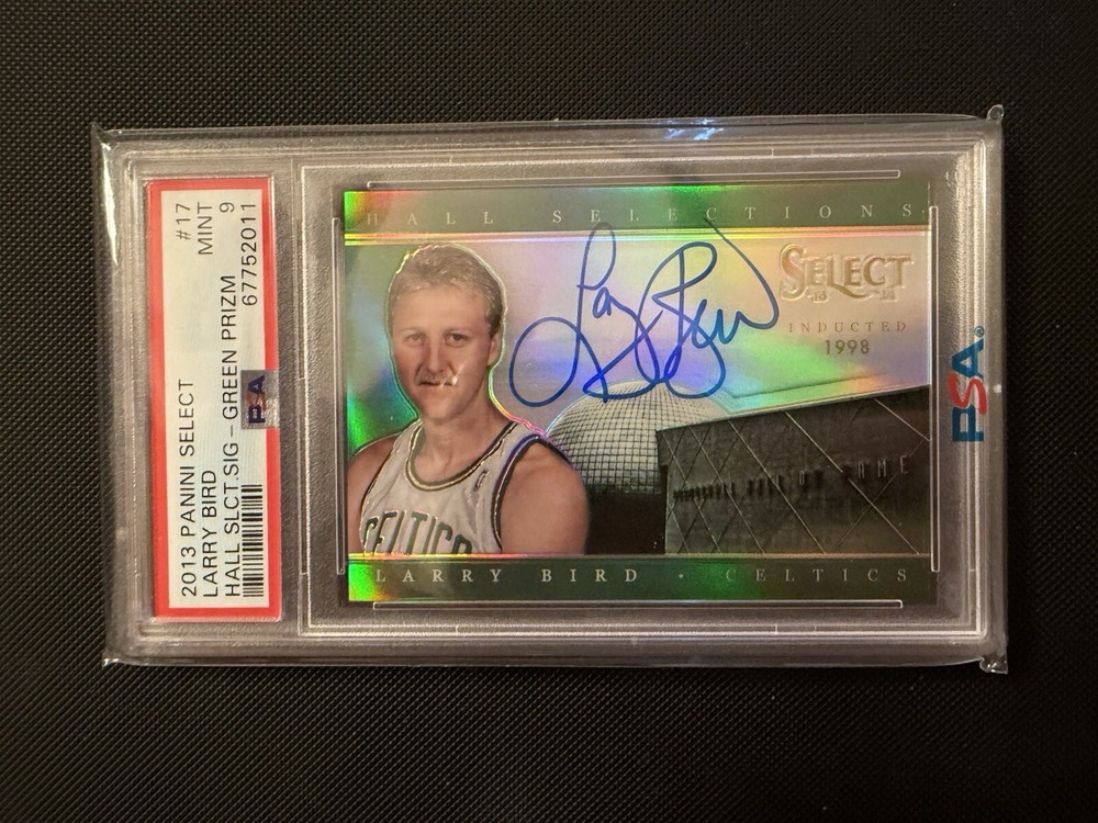 Larry Bird 2013 Select Auto POP 1 Rookie Card 4/5 Gem Mint
