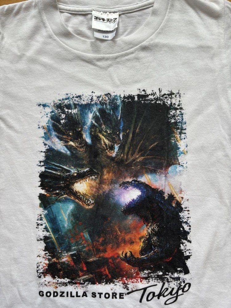 Out Of Print Godzilla Store Limited T-Shirt 130 Shin King Ghidorah F/S-L411 from