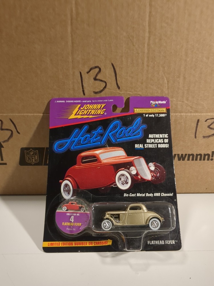 Johnny Lightning - Hot Rods #4 Flathead Flyer Limited Edition (1:64 Diecast) NIP