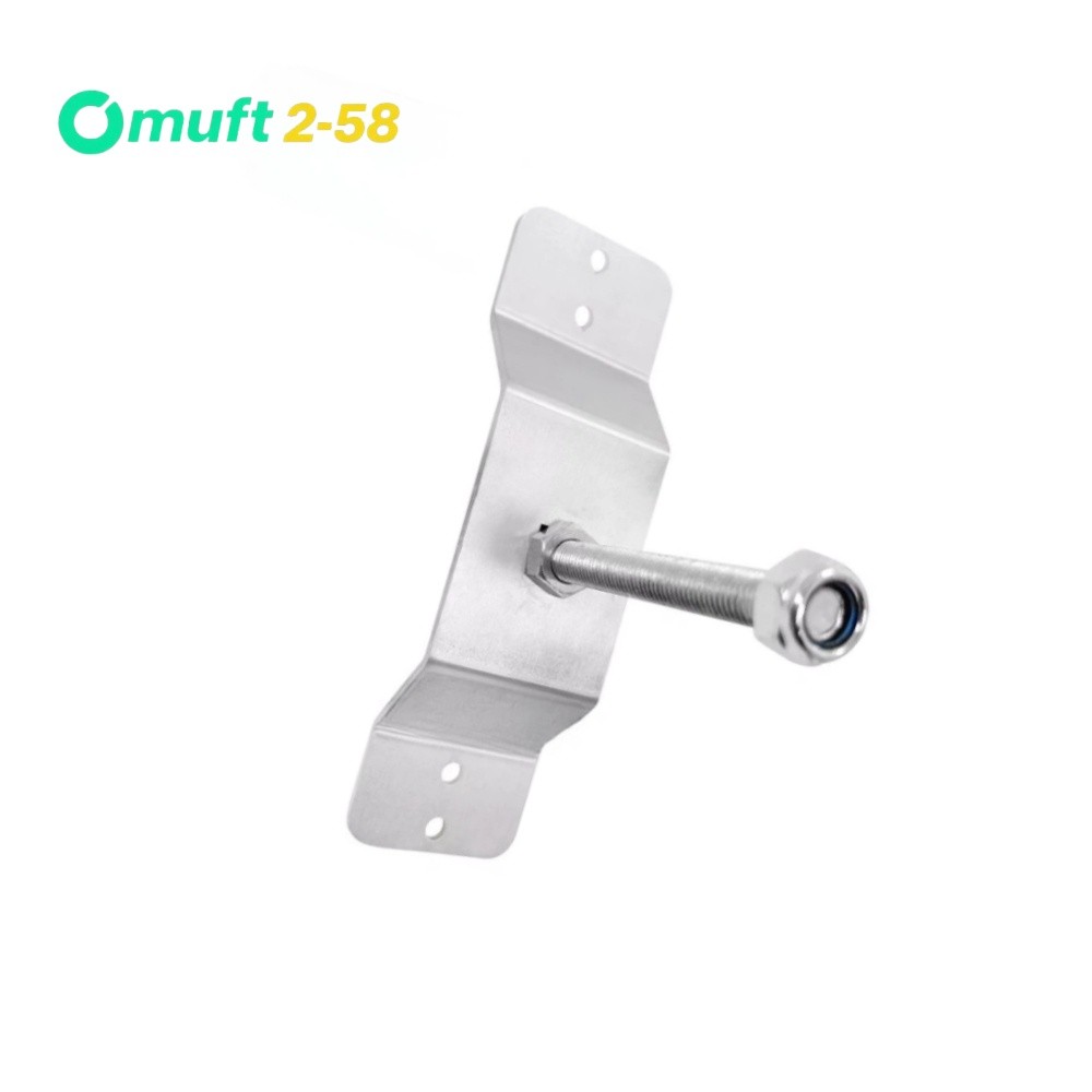 Spare Tire Carrier Bracket for Enclosed Trailer Aluminum Holder Rack Wall Mount