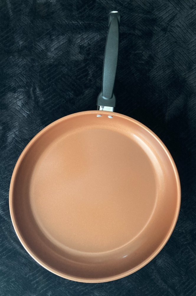 Farberware Classic 12.5-Inch Stainless Steel Ceramic Nonstick Fry Pan