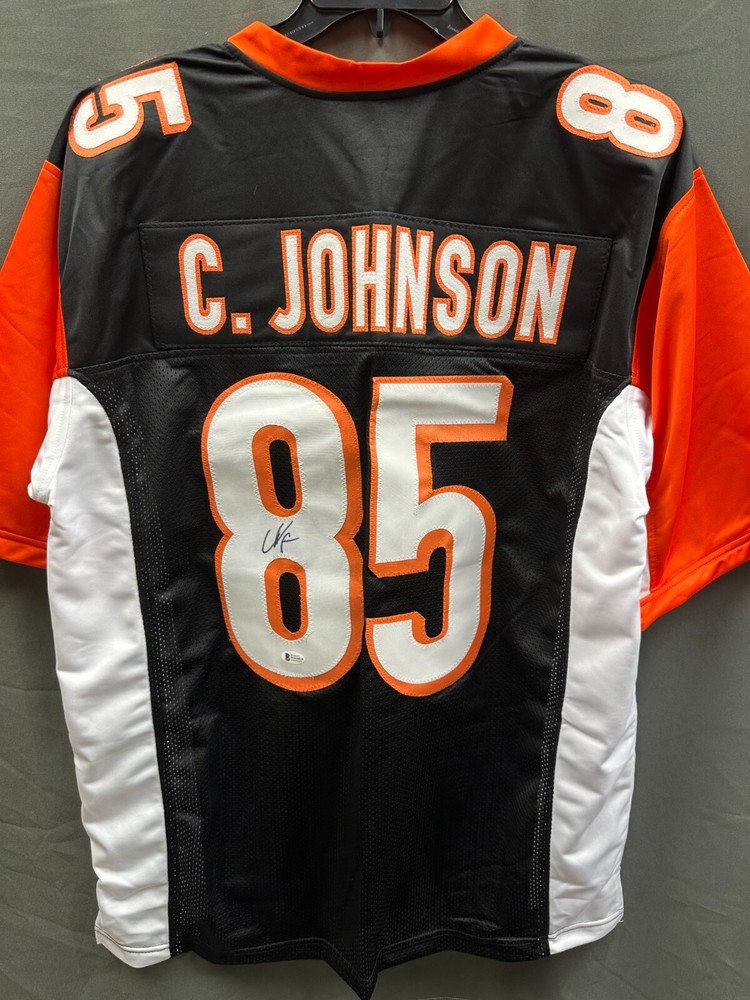 Auction #4 Chad Johnson Signed Cincinnati Bengals Jersey AUTO SZ XL BAS COA