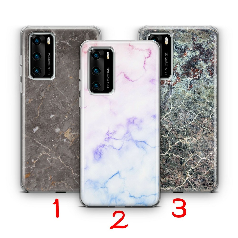 MARBLE STONE 3 DESIGN HUAWEI P9 P10 P20 P30 P40 LITE PRO LG G6 PHONE CASE COVER