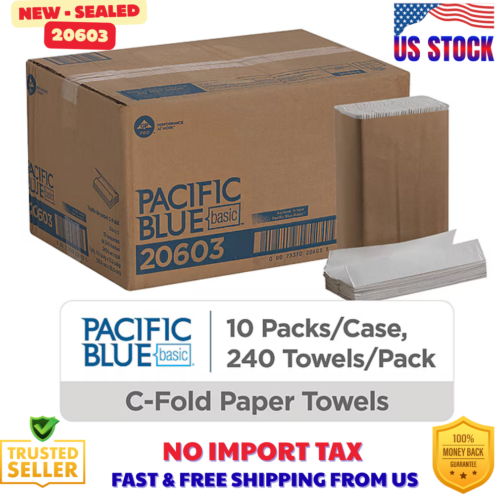 Pacific Blue Basic Paper Towel C-Fold 10 x 13