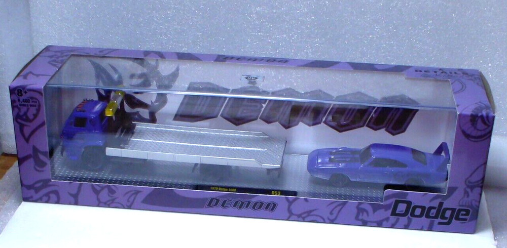 M2 Machines 1970 Dodge L600 & 1969 Dodge Charger Daytona 1:64 Diecast