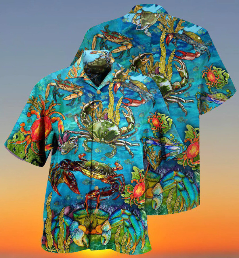 Crab Animals Life Is Better With A Crab 3D HAWAII SHIRT US SIZE ALL OVER PRINT