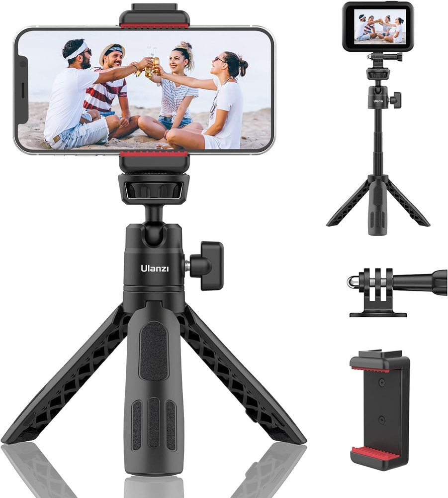 M12 Extendable Selfie Stick for Action Cameras and Vlogging Smartphones