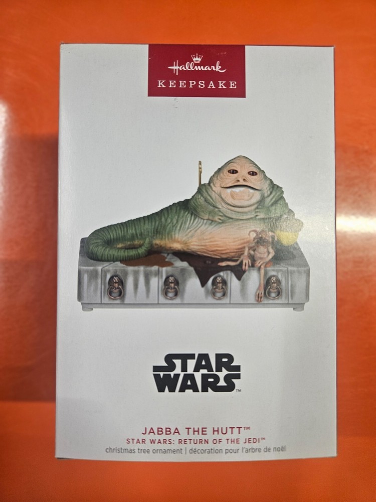 JABBA THE HUTT Ornament figure 2023 Hallmark Star Wars ROJ Sound Salacious Crumb
