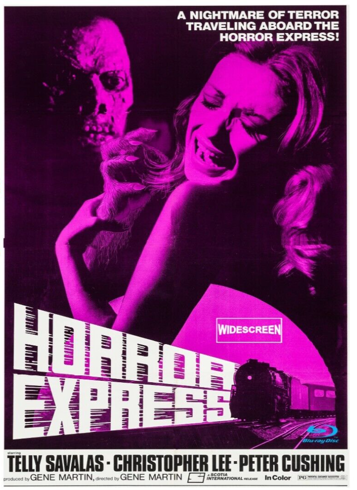 Horror Express 1972 Blu-Ray WIDESCREEN Thriller Peter Cushing Christopher Lee