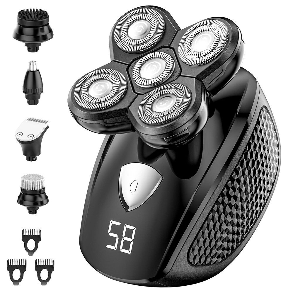 Head Shavers for Bald Men, Bald Head Shavers for Men, Waterproof Electric Raz...