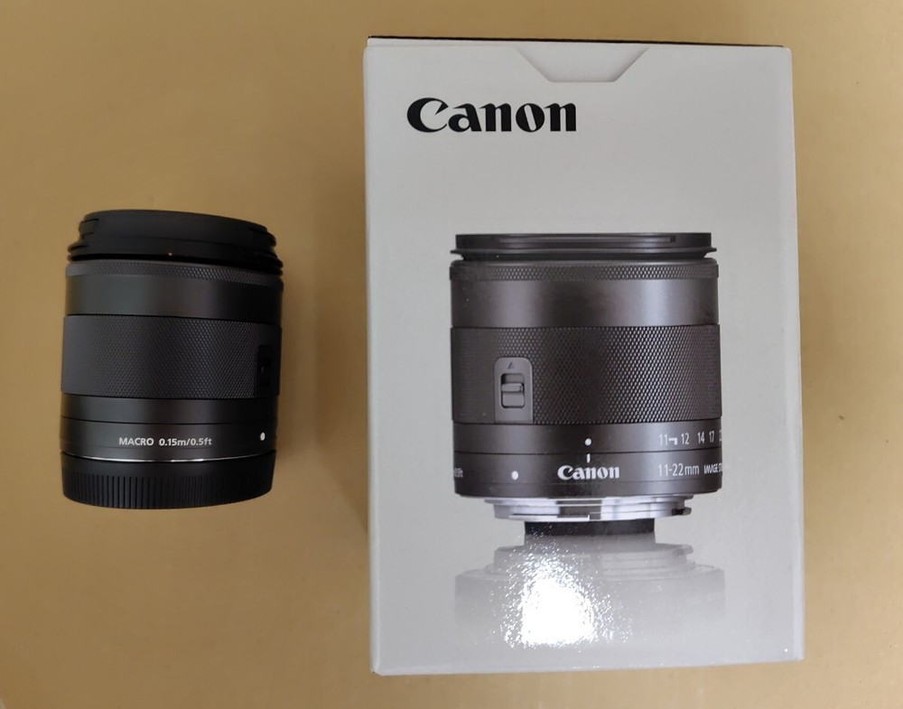 Canon EF-M 11-22mm F4-5.6 IS STM Lens with Warranty Used