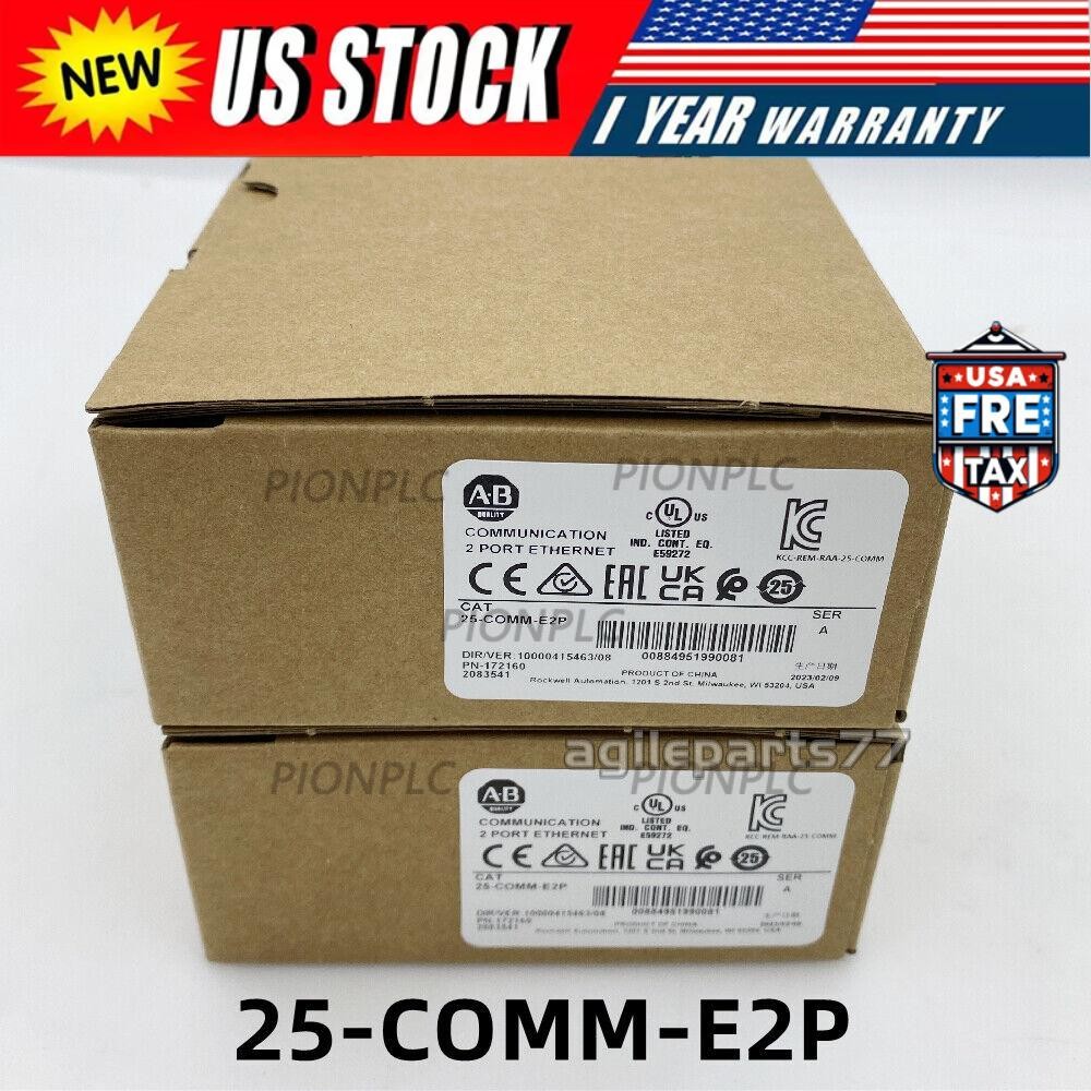 AB 25-COMM-E2P PowerFlex 520 Dual Port Ethernet Adapter New Factory Sealed TX