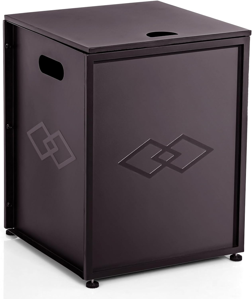 Outdoor Propane Tank Cover with 16-Inch Hideaway Table for Storage