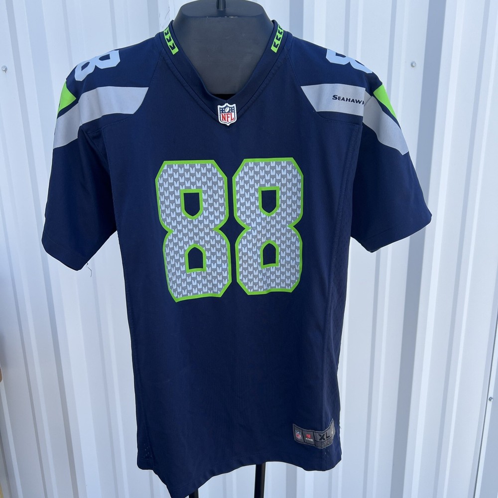NIKE On Field 2016 Seattle Seahawks #88 Jimmy Graham Blue Sewn Jersey XL