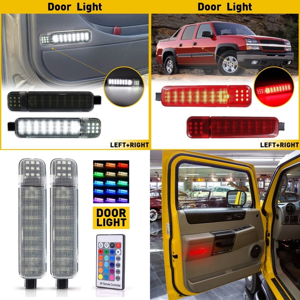 LED Door Courtesy Light Lamp For Chevy C/K Silverado Suburban Tahoe Sierra