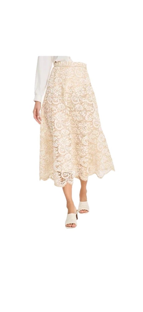 NWT Anne Klein Lace Skirt In Large