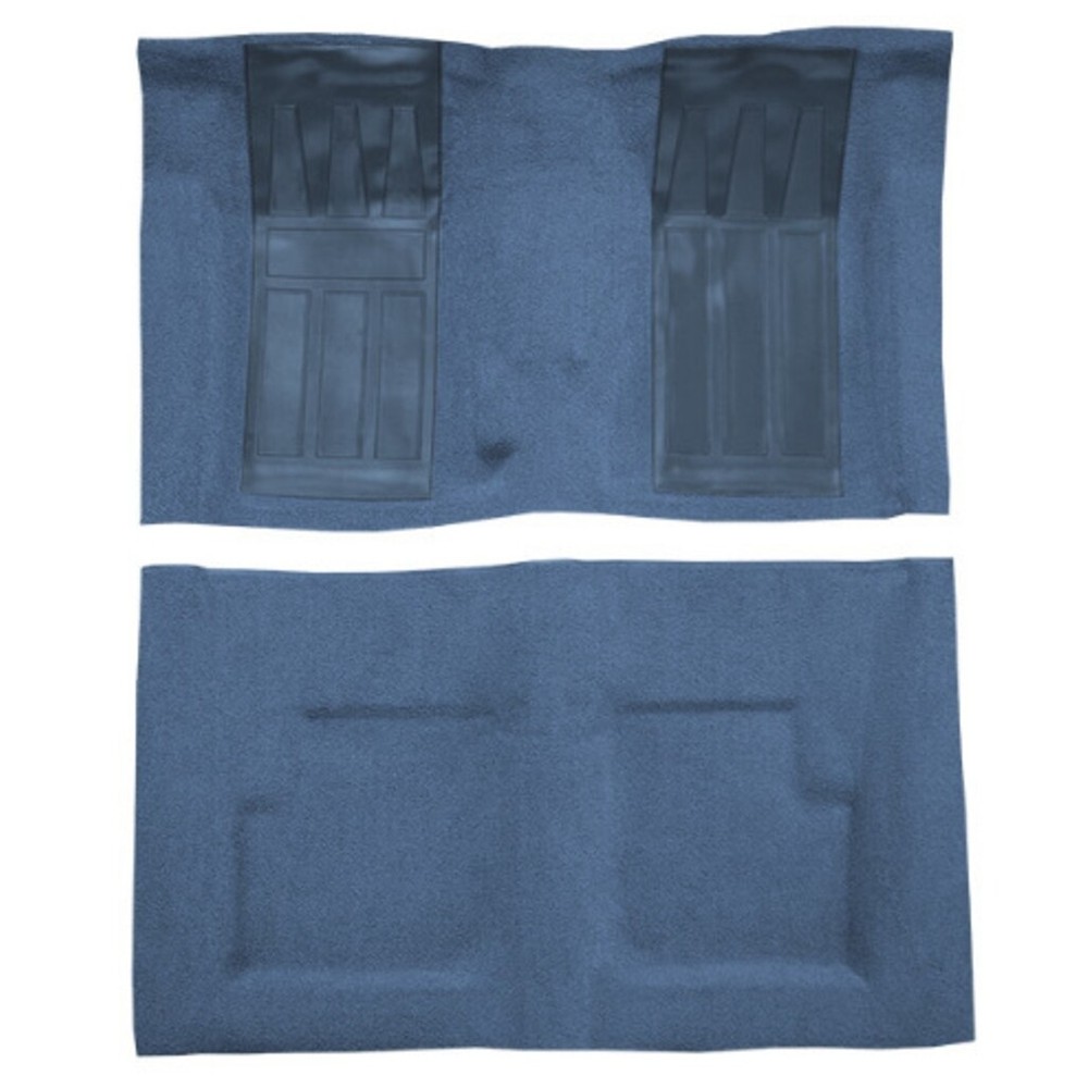 Carpet for 70-71 Ford Torino GT 2DR Convertible 4spd w/2 Med Blue Inserts
