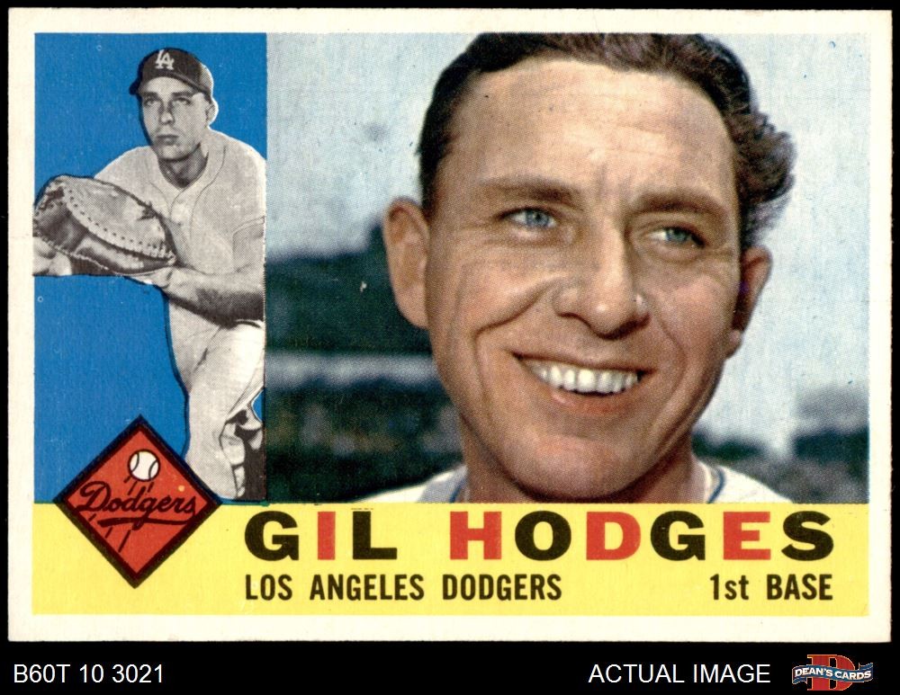 1960 Topps #295 Gil Hodges Dodgers HOF 8 NM-MT Baseball Card