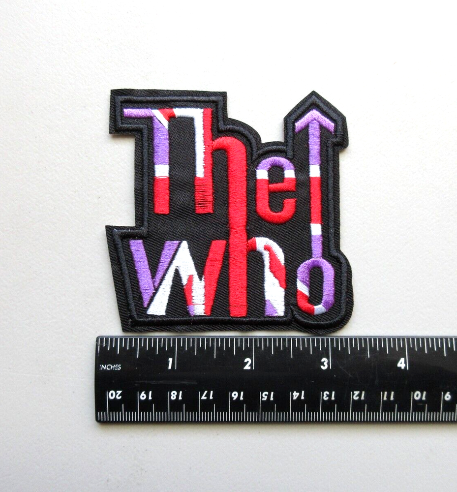 🔥THE WHO ROCK BAND MUSIC BATTLE VEST JACKET HAT IRON ON EMBROIDERED PATCH