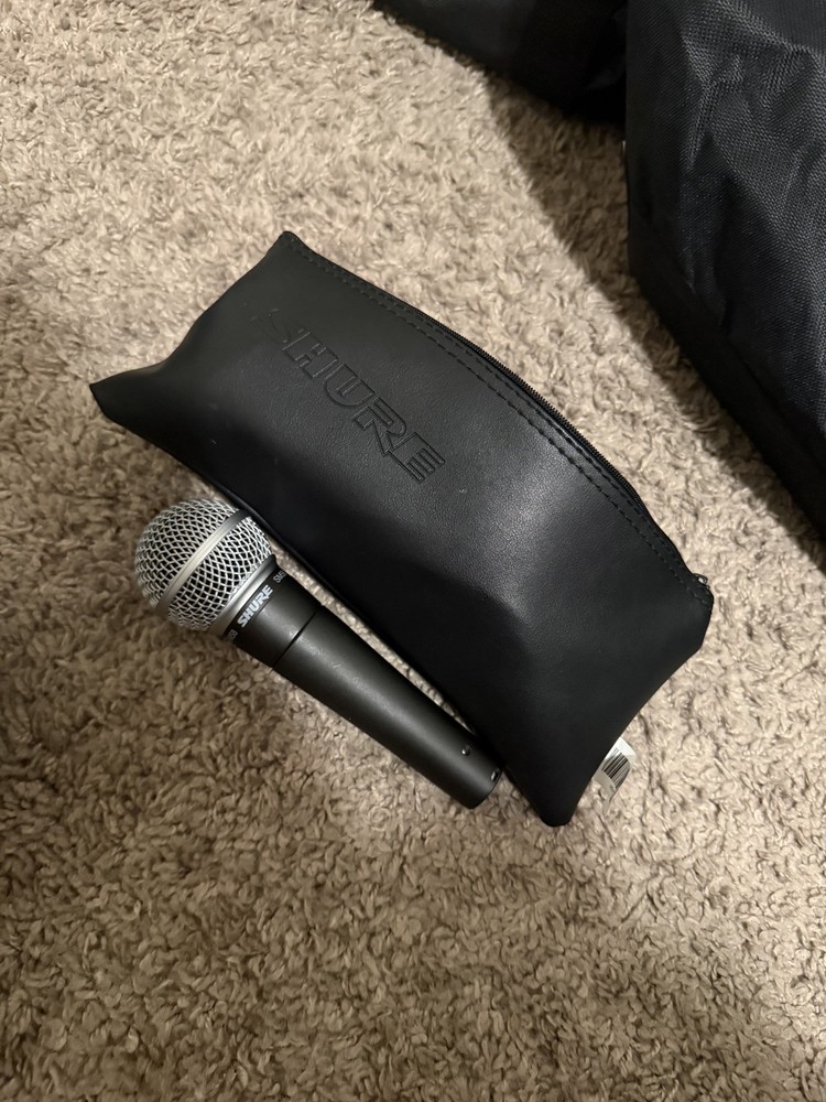 Shure SM58 Dynamic Microphone w/ Case Tested Working